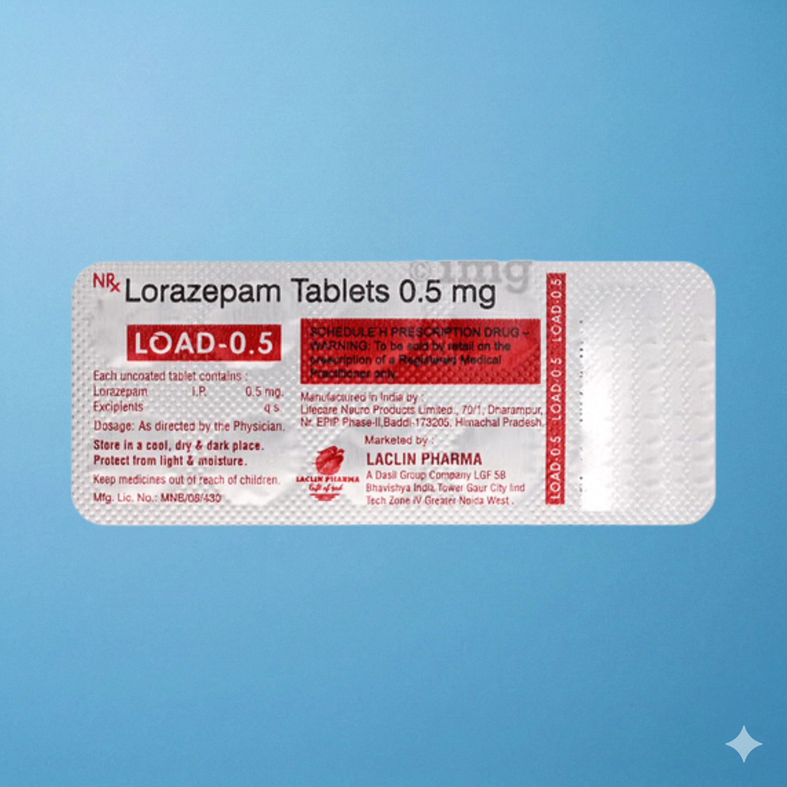 Lorazepam 0.5mg 1 Lorazepam 0.5mg
